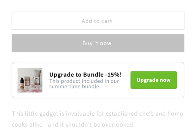Upsell Badges